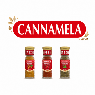 Oplev Cannamela – italienske krydderier og urter med tradition siden 1956. Find oregano, paprika, karry, kanel, muskatnød og meget mere til både italiensk og international madlavning hos Køb og Spar.