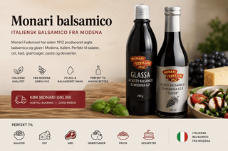 Monari balsamicoeddike og Glaze fra Modena