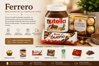 Ferrero produkter hos Køb og Spar