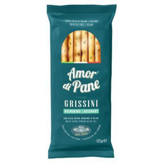 Amor di Pane Grissini Rosmarino – Italienske Brødpinde 125g
