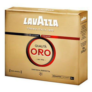 Lavazza Qualita Oro Malet Kaffe 500g (2x250g)