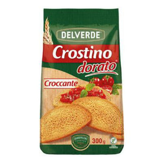 Delverde Crostini Dorati 300g – Sprøde Bordskiver