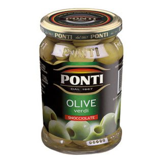 Ponti Udstenede Grønne Oliven 300 g