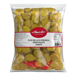 Amato Buoni Sapori Bella di Cerignola Oliven uden sten (500g)