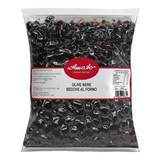 Amato Ovntørrede Sorte Oliven 500g