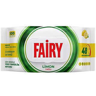 Fairy Universal Rengøringsservietter Lemon (100 stk.)