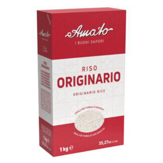 Amato Riso Originario er italienske korte ris i 1 kg pakke, velegnet til risotto, supper, risdesserter, grød, fyldte grøntsager og nem madlavning. Køb Amato ris online til lav pris — blandt de billigste ris og dagligvarer. Søgeord: Amato Riso Originario, italienske ris, ris 1 kg, risotto ris, korte ris, billigst online, dagligvarer billigst.