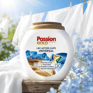 Vaskekapsler Universal 4-i-1 – Passion Gold 50 stk
