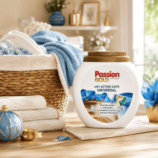 Vaskekapsler Universal 4-i-1 – Passion Gold 50 stk