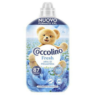 Coccolino Fresh Aria di Primavera er koncentreret skyllemiddel i XXL-format med frisk og langvarig forårsduft. Rækker til 87 vaske og giver blødt, friskt og velduftende tøj. Køb Coccolino skyllemiddel online til lav pris — blandt de billigste skyllemidler og dagligvarer. Søgeord: Coccolino Fresh, Aria di Primavera, skyllemiddel, 87 vaske, forårsduft, koncentreret skyllemiddel, billigst online, dagligvarer billigst.