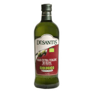 DeSantis Biologico extra virgin olivenolie er økologisk italiensk olivenolie i 1 liters flaske, perfekt til salat, pasta, bruschetta, marinader, brød, stegning og hverdagsmad. Køb økologisk olivenolie online til lav pris — blandt de billigste olivenolier og dagligvarer. Søgeord: DeSantis Biologico, økologisk olivenolie, extra virgin olivenolie, italiensk olie, olivenolie 1 liter, billigst online, dagligvarer billigst.