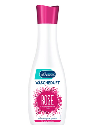 Dr. Beckmann vasketøjsduft Rose 250ml flaske med koncentreret vaskeduft