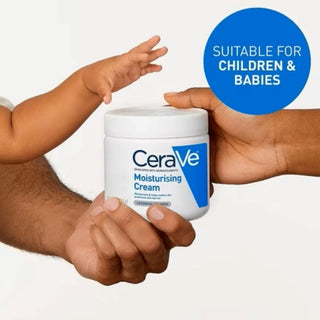 CeraVe Moisturising Cream – skånsom og fugtgivende creme til hele familien, inklusiv babyer og børn. Parfumefri og dermatologisk testet