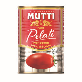 Mutti Pelati er italienske flåede tomater af 100% italienske tomater, perfekte til tomatsauce, pasta, pizza, lasagne, gryderetter og supper. Ideel til autentisk italiensk madlavning og hverdagsretter. Køb Mutti tomater online til lav pris — blandt de billigste italienske dagligvarer. Søgeord: Mutti Pelati, flåede tomater, italienske tomater, tomater 400 g, tomatsauce, billigst online, dagligvarer billigst.