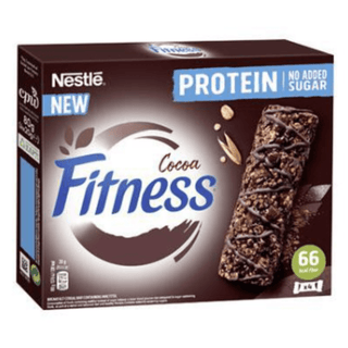 Nestlé Fitness Protein Cocoa er sprøde proteinbarer med kakao og uden tilsat sukker, perfekte som snack, mellemmåltid, madpakke eller hurtig energi i hverdagen. Køb Fitness proteinbarer online til lav pris — blandt de billigste snacks og dagligvarer. Søgeord: Nestlé Fitness Protein, proteinbar kakao, sukkerfri snack, müslibar, snackbarer, billigst online, dagligvarer billigst.