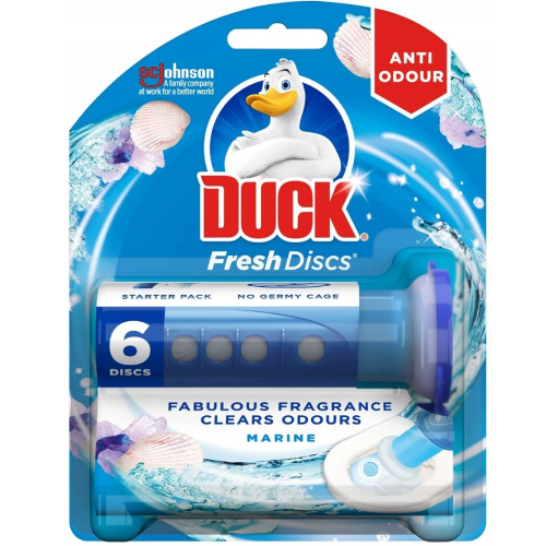 Duck | Toilet Gel Discs Marine Fresh Discs | 36 ml (holder + 6 skiver) | 29.95/Stk