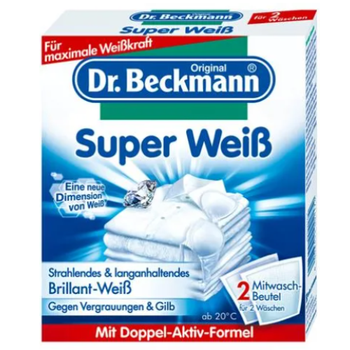 Dr. Beckmann | Super WeiB / Super Hvid | 2 x 40 g | 12.48/Stk.