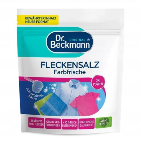Dr. Beckmann | Pletfjerningssalt til hvide og farvede stoffer - Oxi Power | 400 g | 99.87/Kg.