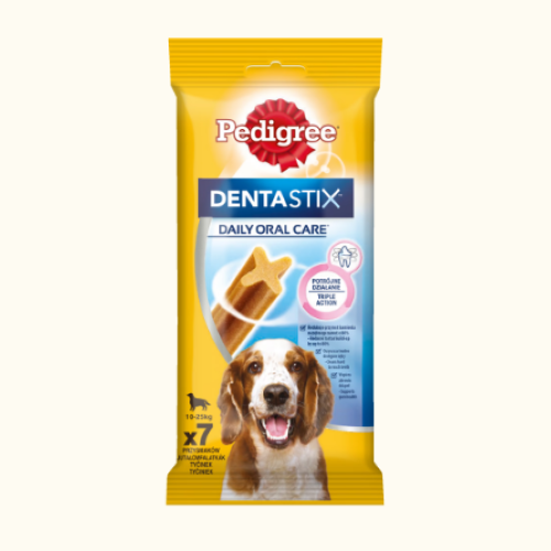 Pedigree | Dentastix tyggestænger | Mellem hund | 180 g | 110.83/Kg.