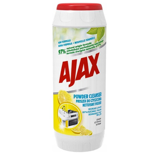 Ajax skurepulver citron duft