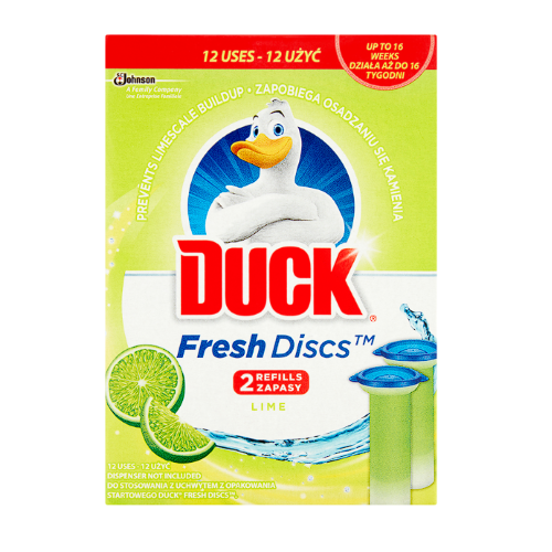 Duck | Toilet Gel Discs Refill Lime | (2 x 36 ml) | 14,95/Stk.