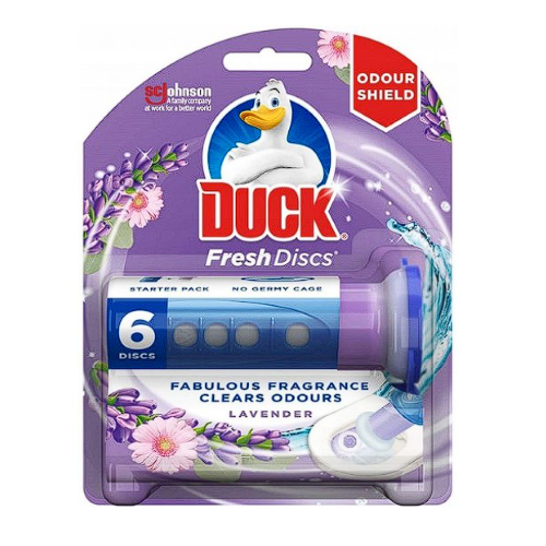 Duck | Toilet Gel Discs Lavendel Fresh Discs | 36 ml (holder + 6 skiver) | 29.95/Stk