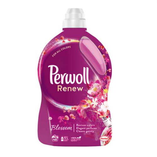 Perwoll Renew | Alle typer stof med blomster duft | 2.97 l - 54 vask | 30.30/l