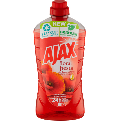 Ajax | Universal rengøring Red Flowers | 1000ml | 19.95/l