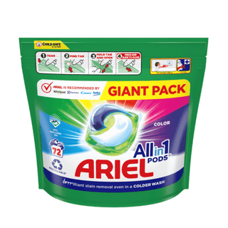 2 stk. Ariel All-in-1 Pods Color – 72 stk.