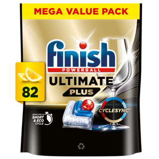 Finish Ultimate Plus Lemon Opvaskemaskine Tabs 82 stk.