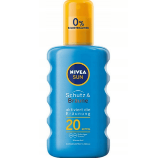 NIVEA Solspray SPF20 og Tan 200ml