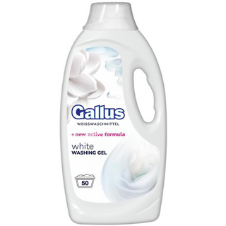 Gallus vaskemiddel hvidt – vaske gel 2L (50 vaske)