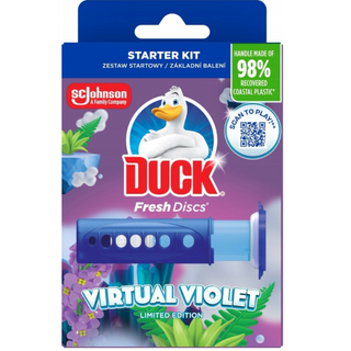 Duck Fresh Discs Virtual Violet Starterpakke | Holder + Refill
