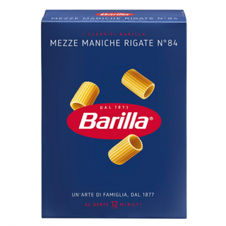 Barilla Mezze Maniche Rigate N°84 500 g – Italiensk pasta