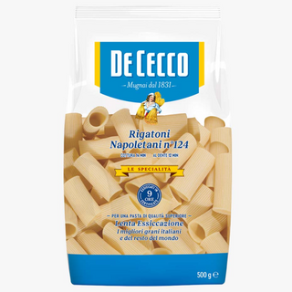 De Cecco Rigatoni Napoletani n°124 500 g – Italiensk pasta