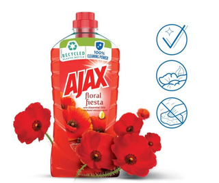 Ajax Red Flowers Universalvæske – Effektivitet og Forårsfriskhed | 1000ml