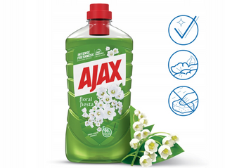 Ajax Spring Flowers Universalvæske – Friskhed og Effektiv Rengøring | 1000ml