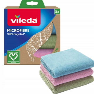 Vileda - Økologisk Mikrofiberklude (30x30 cm) | 3 stk