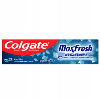 Colgate tandpasta Max Fresh Cooling Crystals 100 ml – tube med frisk minttandpasta og kølende krystaller