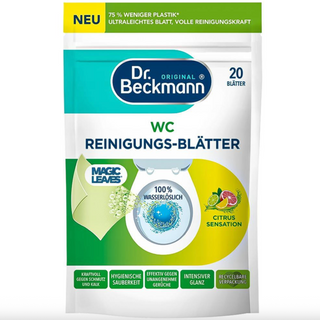 Dr. Beckmann Toilet Rengøringsark Citrus Sensation – Effektiv Toiletrengøring, 20 stk