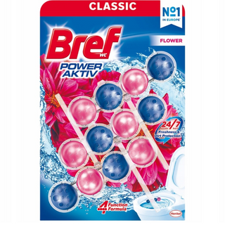 Bref Power Aktiv Flower toiletblokke 3 x 50 g