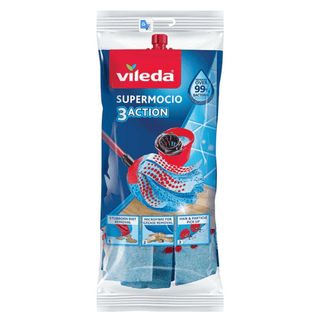 Vileda SuperMocio 3Action refill – moppehoved til gulvvask