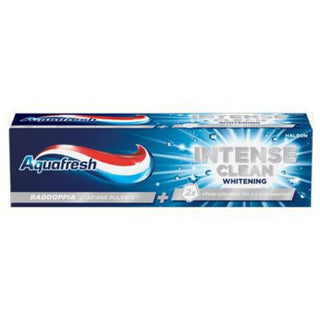 Aquafresh Intense Clean Whitening tandpasta til daglig mundpleje, frisk ånde og hjælp til at bevare naturligt hvide tænder

