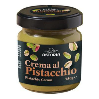 Astoria Crema al Pistacchio italiensk pistaciecreme, 180 g, til brød, pandekager, kager, croissanter og desserter

