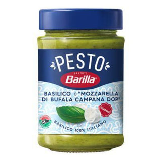 Barilla Pesto med basilikum og Mozzarella di Bufala Campana DOP – italiensk pesto
