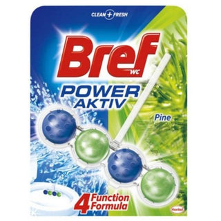 Bref | Toilet blok Pine (fyrretræ) Power Aktiv | 50g | 14.95/Stk - Køb og spar