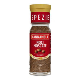 Cannamela Noci Moscate Macinate stødt muskatnød til kartoffelretter, saucer, pasta, bagning og italiensk madlavning
