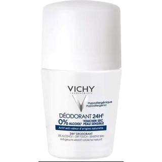 VICHY 24-Timers Dry Touch Deodorant Roll-On – Skånsom Beskyttelse til Følsom Hud