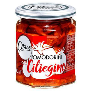 Citres Pomodorini Ciliegino italienske cherrytomater i olie til antipasti, bruschetta, pasta, pizza og salater
