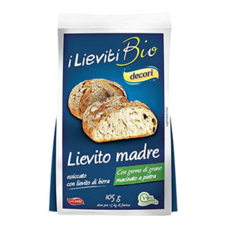 Decor i Lieviti Bio Lievito Madre økologisk surdejsgær, 105 g, med hvedekim til hjemmebagt brød, pizza og focaccia
